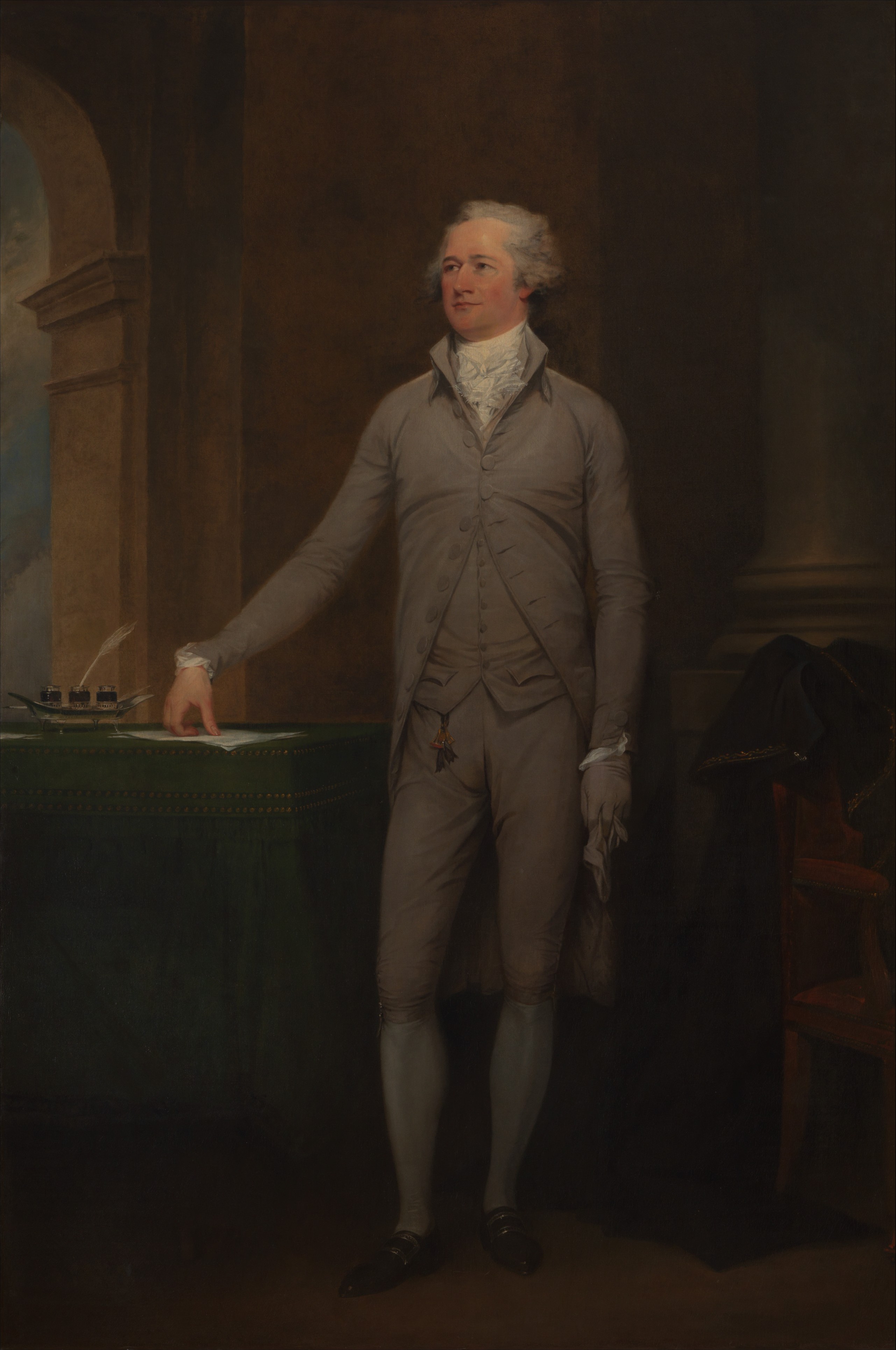 Portrait of Alexander Hamilton as Secretary of the Treasury.